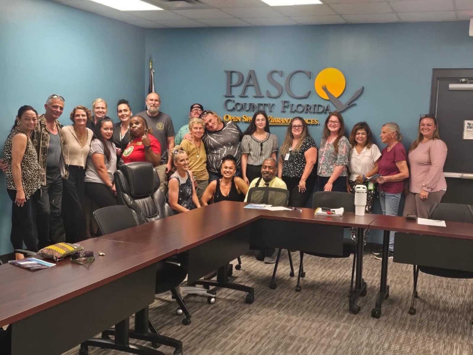 Recovery Roundtable members together at a community gathering